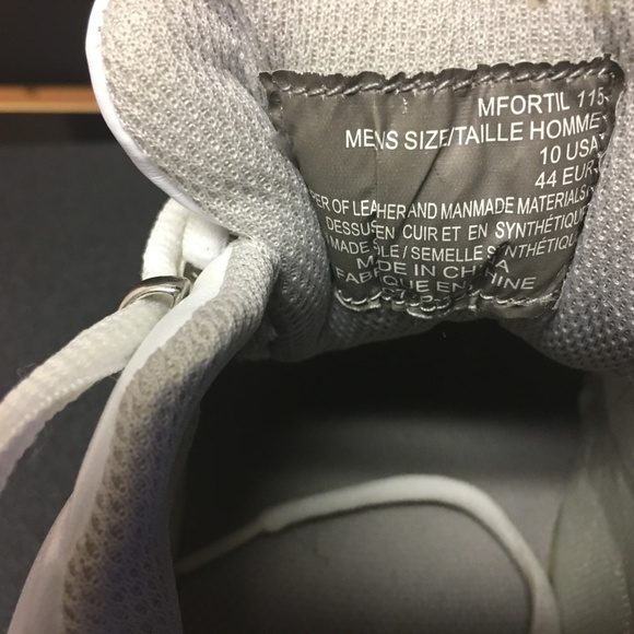 2/$50 💥 EUC (10) Lugz Fortitude White Silver Men's Sneakers (203) - Picture 6 of 8